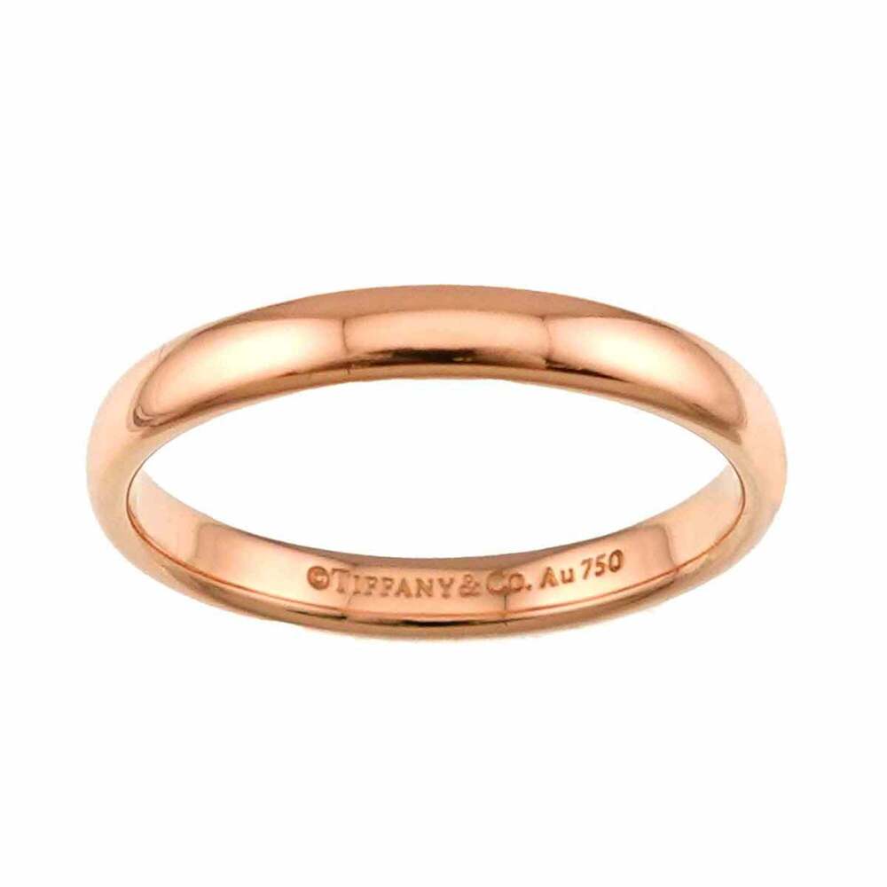 Tiffany & Co. Forever Band 1 Ring, 3mm wide, 18K PG Pink Gold 750.